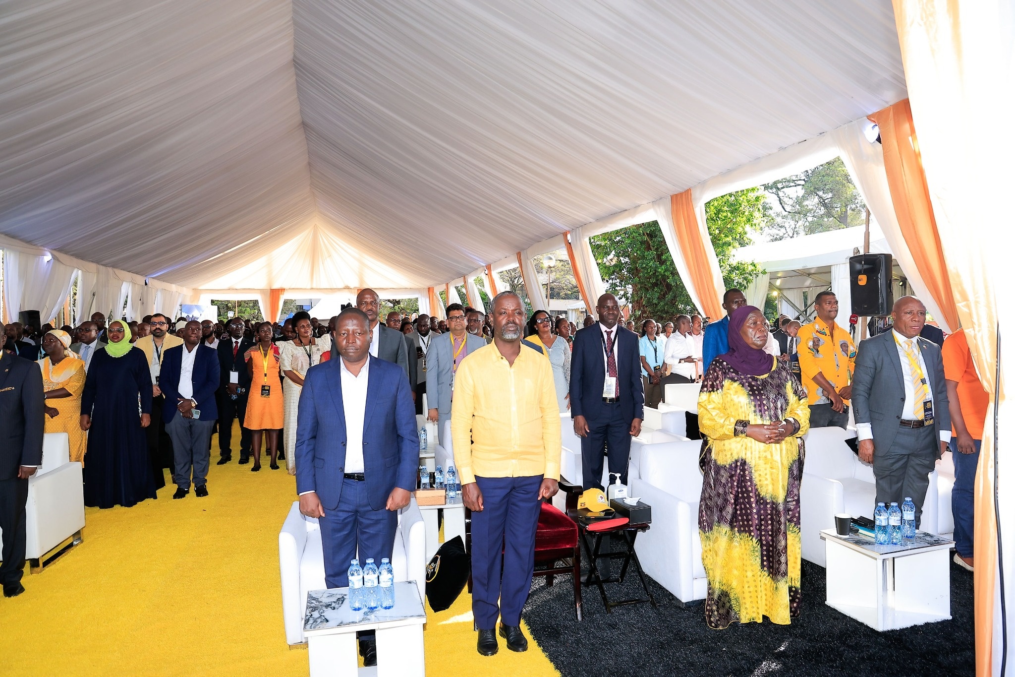 Delegates, CEOs, government officials, and private-sector representatives participate in the opening proceedings of the Kampala Business Forum 2025. The gathering underscored a shared commitment to strengthening public-private collaboration as a catalyst for investment, industrialisation, job creation, and sustainable economic transformation