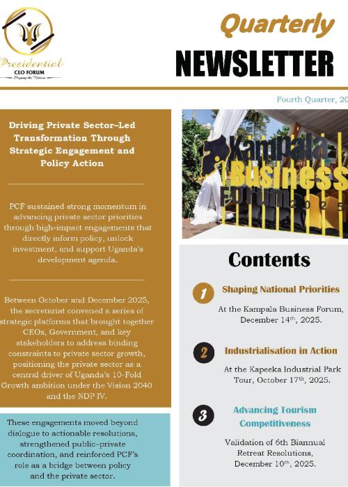 Q4, 2025 PCF Newsletter