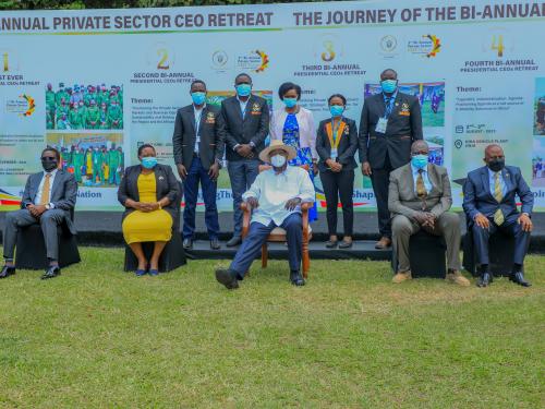 PRESEDENTIAL CEO FORUM 5TH BI-ANNUAL CEO retreat held on 12th to 14th September 2024 at SERENA HOTEL, KAMPALA