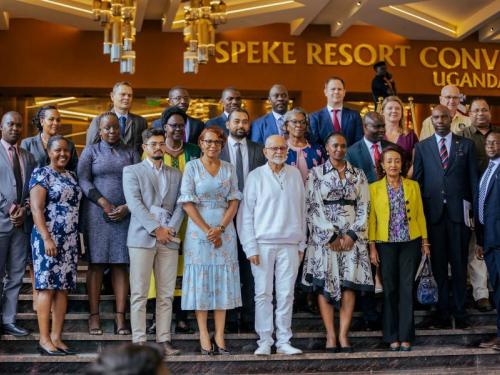 Policymakers, CEOs, investors, development partners, and private sector leaders graced today's tourism investment round table held at Speke Resort Munyonyo.